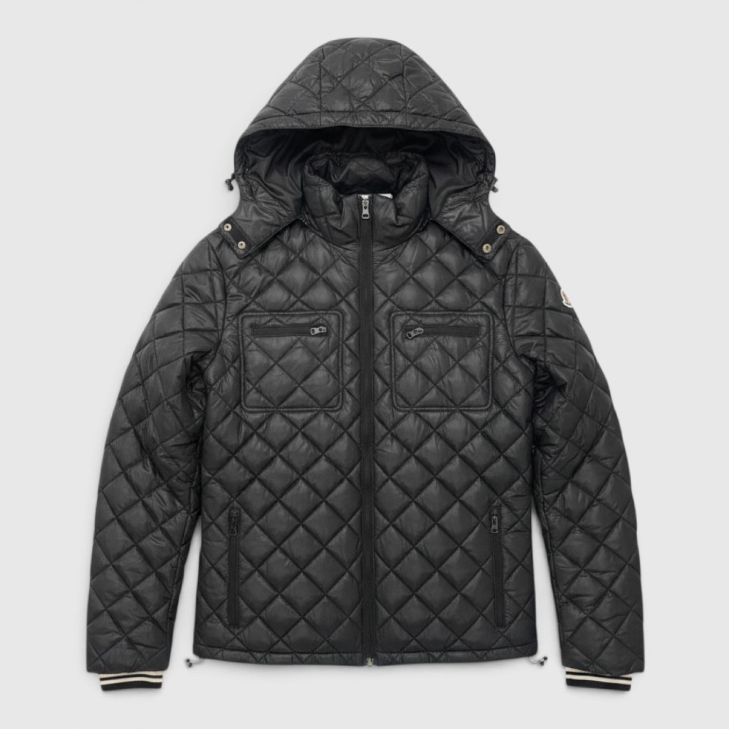 Blauer U.S.A. Ανδρικό Μαύρο Καπιτονέ Puffer Jacket με Κουκούλα / Pre-Owned
